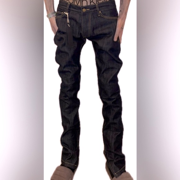 Raw Denim Rockabilly Jeans Men Men's Nwt Raw Denim Fog Fear Of God